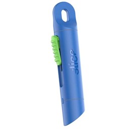 Slice Mini Pen Cutter | Keychain Knife and Box Cutter | Retractable Safety Cutter | Blue