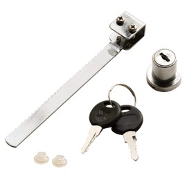 TRIXES Reptile Glass Door Lock for Vivariums, Terrariums, Display Cabinets | Secure Sliding Glass Enclosure Lock with Keys