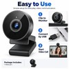 4K USB Webcam for Video Calls & Streaming – 8MP