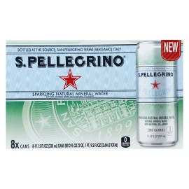 UD_San Pellegrino Natural Mineral Water Sparkling Case of 3 8/11.15z