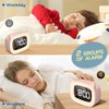 Roysamrt Digital Children's Alarm Clock with Light, Digital Alarm Clock,
