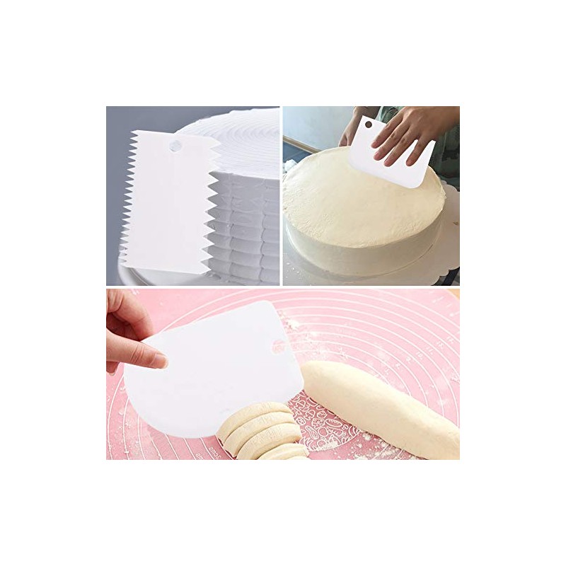 YuCool 6 Molde de silicona para tartas, moldes redondos para