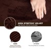 NeColorLife Office Chair Cover with Armrest Covers Velvet Computer Chair