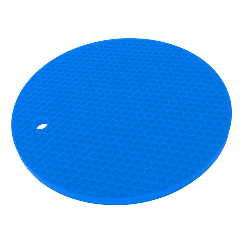 5PCS Silicone Trivet Mats Round Multipurpose Heat Resistant Non Slip