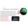 50A 100A Digital Voltmeter Ammeter Colour LED Digital Voltmeter Micro-Adjustment