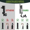 Urgown Heavy-Duty Golf Push Cart Umbrella Holder, Height-Adjustable, Windproof, Bump-Resistant,