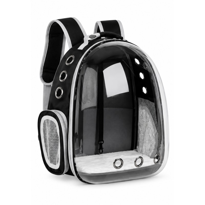 Transparent Pet Backpack Carrier for Cats & Small Dogs, Ventilated