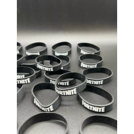 Unbranded Pack 48 Themed Silicone Bracelets for Kids Birthday Party Supplies