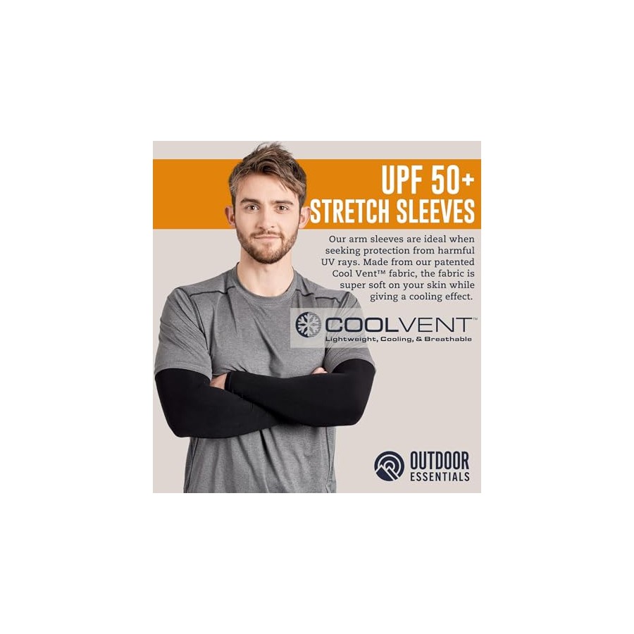 Outdoor Essentials UV Protection Cooling Arm Sleeves - UPF 50+