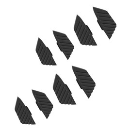 Saucer Replacement Nose Pads for Oakley Mercenary OO9424 Sunglasses, black