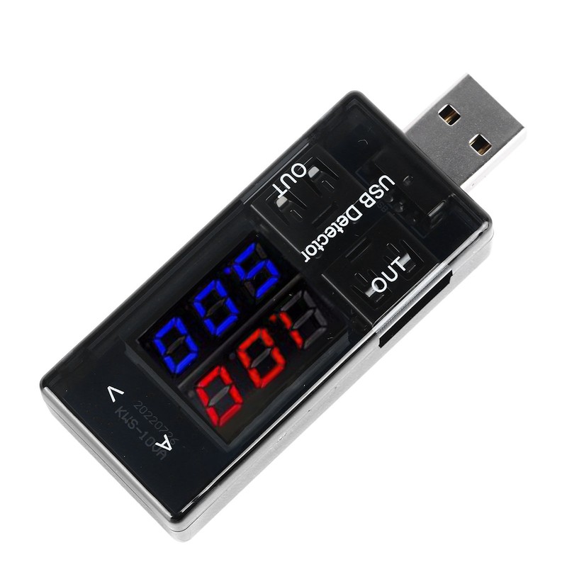 USB Tester High Accuracy Dual Display USB Multimeter for Voltage