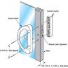 Prime-Line C 1224 Sliding Patio Door Handle Set - Replace