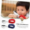 Mikinona 1 Set Stainless Steel Spoon Fork Set Food Grade