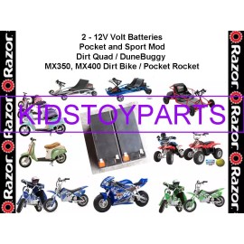 Unbranded 24 Volt Razor MX350 & MX400 Dirt Bike Quad Pocket Rocket Mod Battery Pack