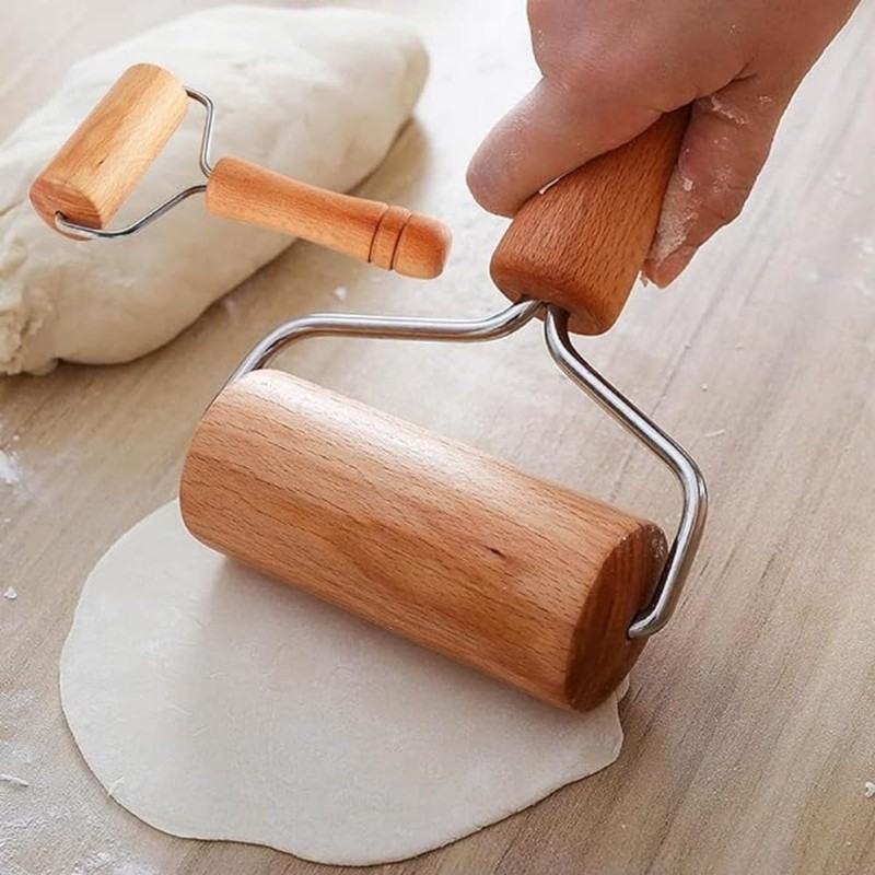 YAOYAOLING Small Rolling Pin, Dough Roller, Dough Roller, Pastry Roller,