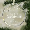 CXKSYBD Our First Christmas as Mr Mrs Ornament 2024, Unique