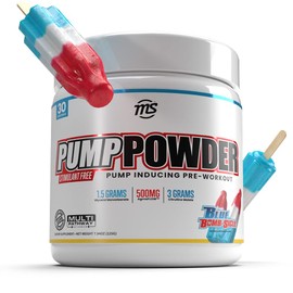 MAN Sports Pump Powder Blue Bombsicle - Stimulant Free Pre Workout Drink, Best for Preworkout - Energy Pump Powder for Men and Women, Help Fuel Your Workout (30 Days Supply)