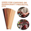TEHAUX 6 pcs Textured Wooden Panels for DIY Crafts Durable