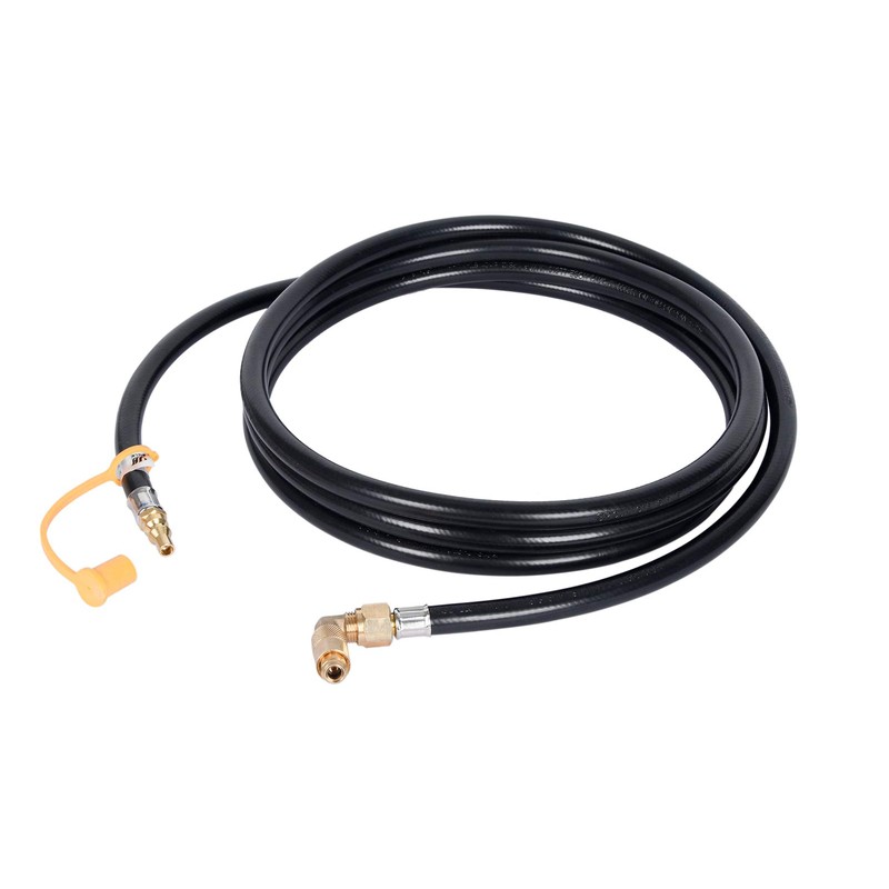 GasSaf 12 FT RV Quick Connect Propane Hose - 1/4"