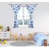TupTam Children's Room Curtains with Bows Set of 2, Colour: