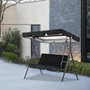 Outdoor Swing Canopy Cover Set Oxford Fabric Swing Waterproof Dustproof