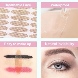 576 Stück Doppel Augenlidband, Schlupflider Stripes Unsichtbar, Hautfarbene Schlupflider Stripes Wasserfestes Schlupflider Tapes Unsichtbares Doppelte Augenlid Stripes mit Y-Förmige Gabelstangen