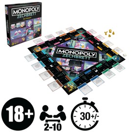 Monopoly Board Crawl Partyspiel, offizielles Monopoly Trinkspiel für Erwachsene ab 21 Jahren - Deutsche Fassung