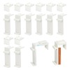 RAFIYU Pack of 8 Clamp Holders for Klemmfix Roller Blind