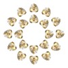 sourcing map 20Pcs Heart Sew on Rhinestone, 10x10mm Heart Crystal