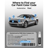 EVOOOR JS/M7432A Iconic Silver Metallic Touch Up Paint for Ford