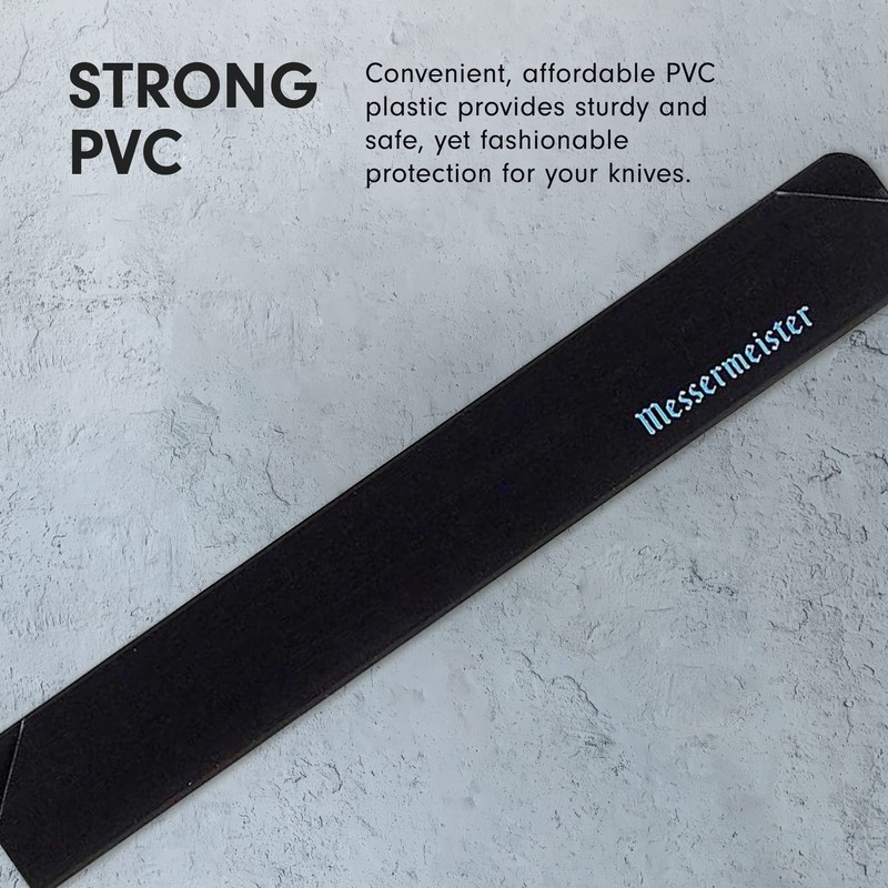 Messermeister 6” Utility Edge-Guard, Black - Fashionable & Functional Knife