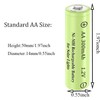 12 Packs 1.2V AA 300mAh Ni-MH Rechargeable Batteries for Solar
