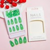 24 Pcs Almond Press on Nails Medium Almond Shaped Acrylic