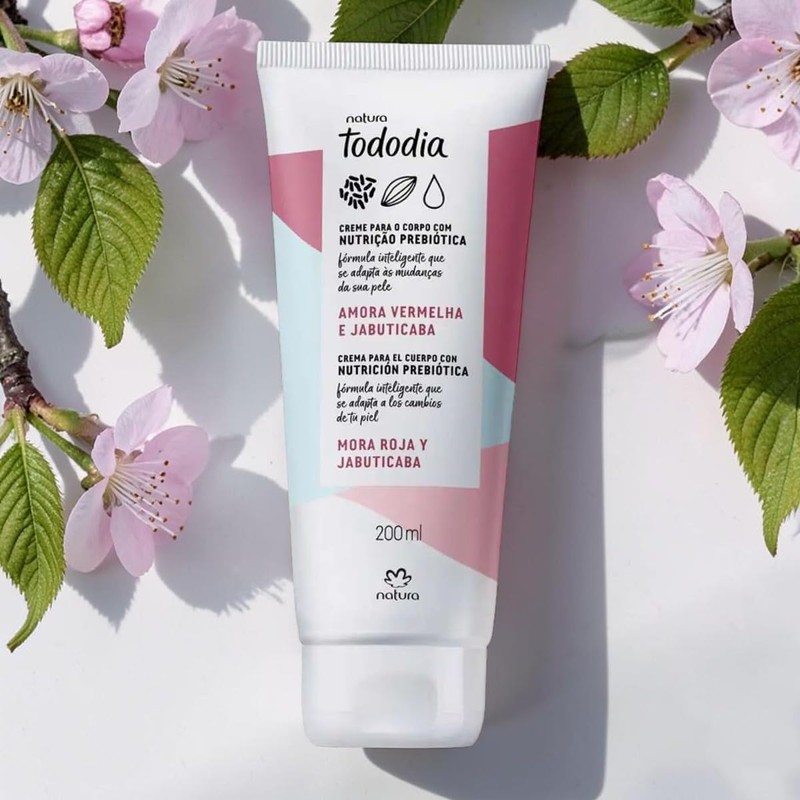 Crema Corporal Mora Roja Y Jabuticaba Tododía Natura