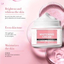 Whitening Cream, Skin Brightener Cream Moisturiser Body | Body Creams For Dry Skin And Sensitive Skin | Body Moisturiser Softens And Smooths Skin Body Cream Non-Greasy For Daily Use
