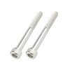 POSH 900655-S2 Motorcycle Supplies, Cap Bolts, Stainless Steel, 2 Pieces