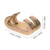 Alipis Dent Pulling Clamp Tool Double Claw Hook Auto Body