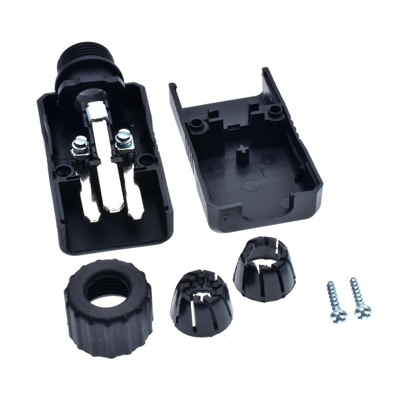 (2 Pack) IEC 320 C20 Rewirable DIY Power Plug Adapter,Toptekits