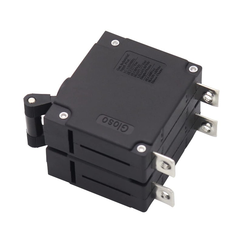 T Tocas Double Pole 30 Amp AC/DC Toggle Magnetic Circuit