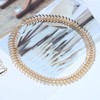 TseenYi Herringbone Chain Gold Thick Herringbone Chain Choker Necklace Antique