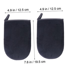 TOVINANNA Get Tanning Mitts Sunless Tanning Applicators Soft Lint Gloves Black Pcs
