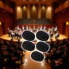 5Pcs Black Replacement Microphone Sponge Wind Shield Windscreen Foam Cover