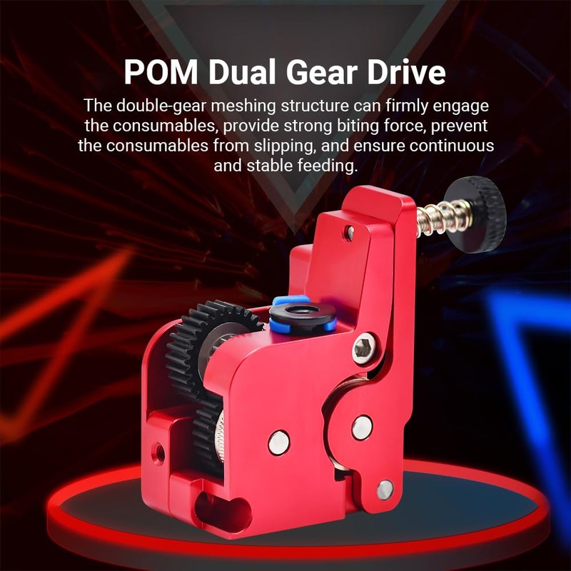 Upgraded K1 Extruder Full Metal 1.75mm Filament No Motor Extrusion