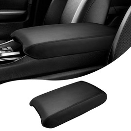 Autorder Center Console Cover for 2023-2025 2026 Honda Pilot/2024-2026 Ridgeline Passport Accessories Armrest Cover Anti-Scratch Middle Console Pad Leather Armrest Protector