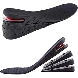 Height Increase Insoles 4-Layer Air up Shoe Lifts Elevator Shoes Insole 2.95inches(7.5 cm) Heels Lift Inserts for Men and Women
