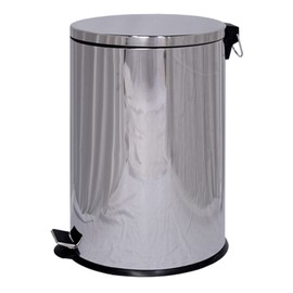Miyaguchi Kihan Trash Can, Dust Box, Pedal Type, Stainless Steel, 3L