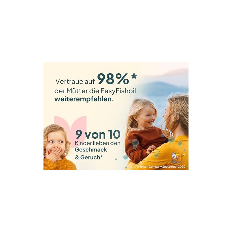 EasyFishoil Omega 3 Jelly for Children with D3 for 30