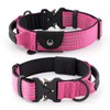 Plutus Pet Tactical Dog Collar with Tracker Pocket for AirTag,