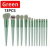 13-Piece Makeup Brush Set for Eyes and Cheeks – Soft