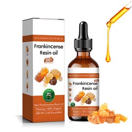 60 ml Frankincense Oil for Skin, Organic Facial Moisturizer for Face, Massage, Pure and Natural Frankincense Essential Oil
